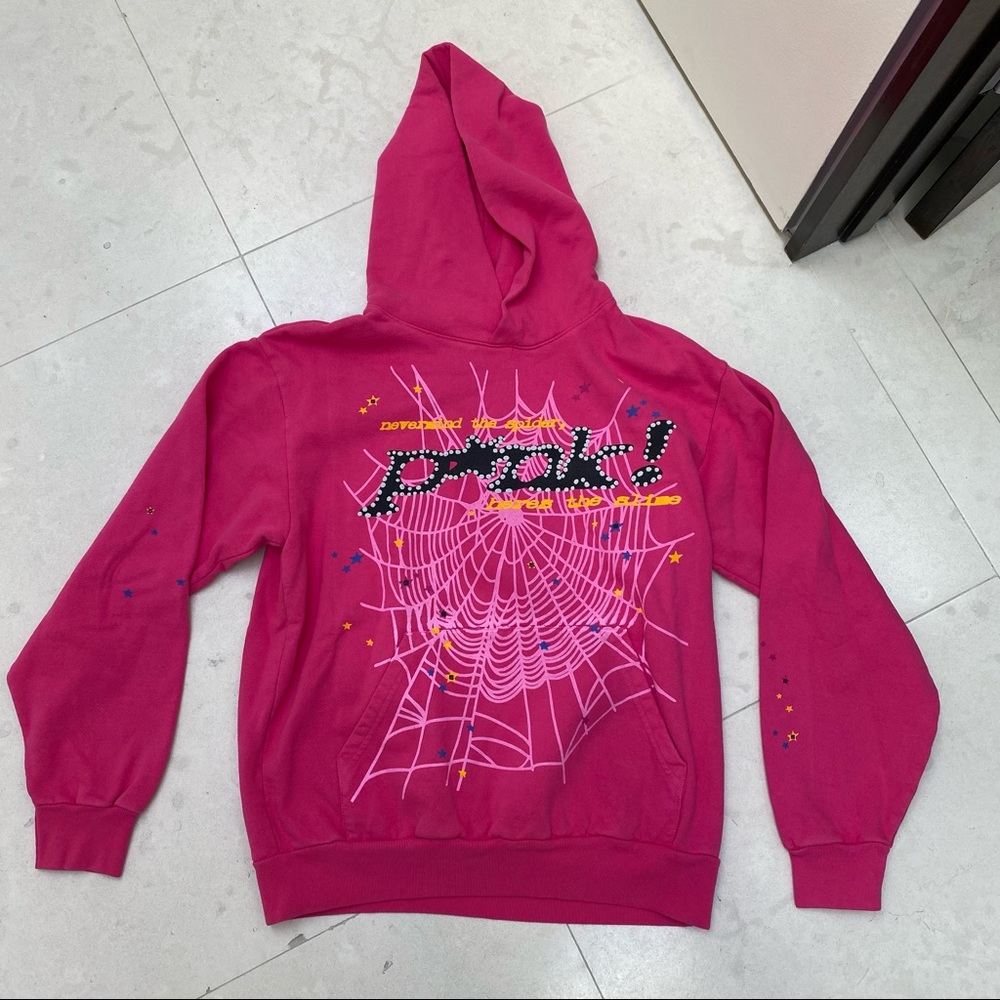 Young Thug Sp5der Pink Hoodie